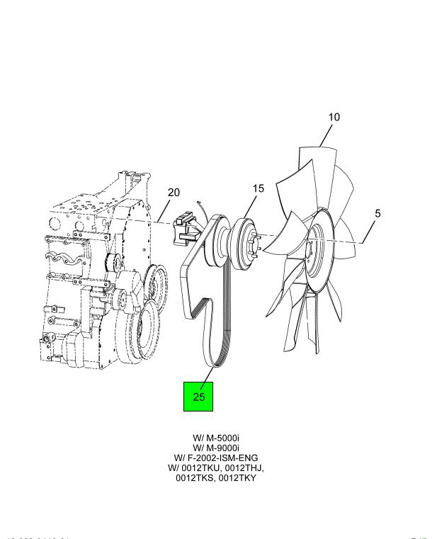 3579000C2 Navistar International BELT FAN 8 PACKAGE 2040 MM Source