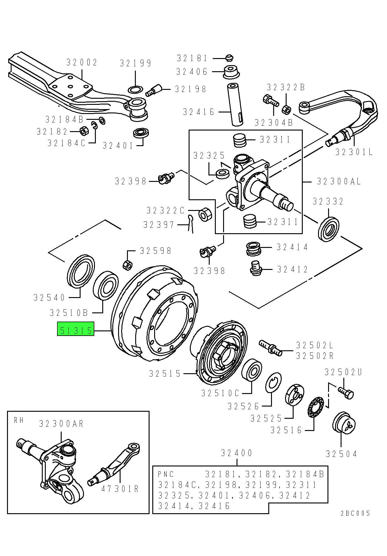 Mc Mitsubishi Fuso Front Brake Drum Source One Parts Center