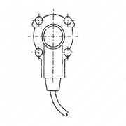Speedometer/Tachometer Sender, Hall Effect, EFT, 7/8-18 Thread