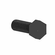 M16 x 80mm Hex Head Bolt, 10.9 Grade