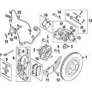 Brake Dust Shield Splash <br>A used to contain the produced by pads of a vehicles disc