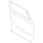 Door Outer Panel - Right, Rear, (Extended Wagon)