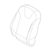 Seat Back Cushion Cover - Left, Front (SE)