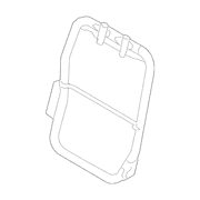 Seat Back Frame Retaining - Left, Right, Rear