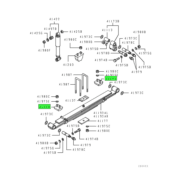 SEAT,RR SUSP SPRING SLIDE 2