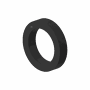 Rectangle Seal Ring - 0.134 x 0.074 x 0.480 Inches, ID S60 14L