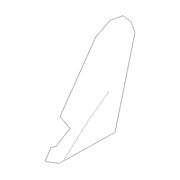 Seat Back Recliner Adjustment Mechanism Cover Shield - Left, Rear