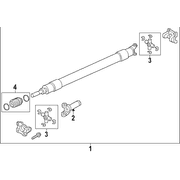 Drive Shaft Prop - Rear 6.8L