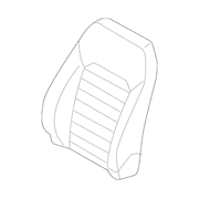 Seat Back Cushion Cover - Right, Front