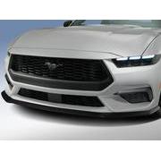 Mustang 2024 Air Design® Satin Black Front Fascia Splitter Kit for Base and GT Models