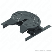 Fifth Wheel Assembly - Complete Flat Plate, FW35, 7 inch