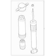 Suspension Shock Absorber - Rear