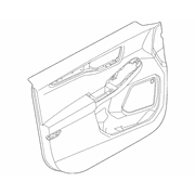 Door Interior Trim Panel - Right, Front, Lower