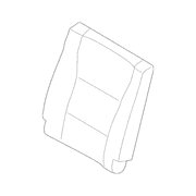 Seat Back Cushion Cover - Right, Rear