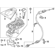 Automatic Transmission Shifter Cable Selector Lever Control 5.0 liter (AT)