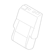 Seat Back Cushion Cover - Left, Rear