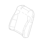 Seat Back Cushion Cover - Left, Front (SEL)