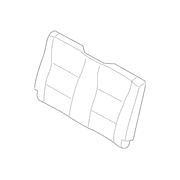 Seat Back Cushion Cover - Left, Rear (XL)