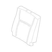 Seat Back Cushion Pad - Right, Rear