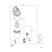 CLIP,FUEL FILTER 1