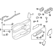 Door Interior Trim Panel - Right, Front (BEV)