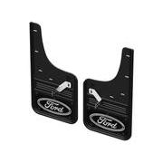 F-150 2021-2024 Gatorback Black Ford Logo Splash Guards Front Pair