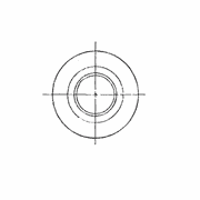 Washer - 1 1/32 Inch by 2.375 Inch by 0.50 Inch Thickness