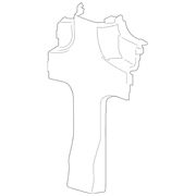 C Pillar molding Body Trim Panel - Bus (M2), Left (Crew Van)