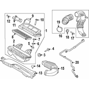Engine Air Intake Hose <br>Engine - 1.5L