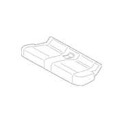 Seat Cover Cushion - Left, Rear (XLT)