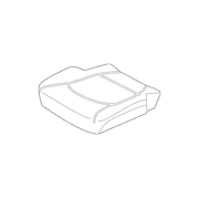 Seat Cover Cushion CUS <br>A that replaces the original equipment back and bottom Covers
