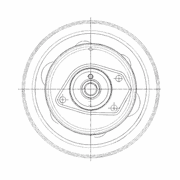Camshaft Drive Gear Assembly - 3 Bolt, S60, 14L