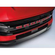 TufSkinz Race Red Grille Letters
