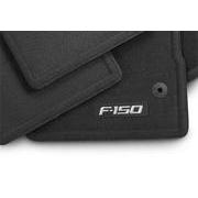 F-150 SuperCrew 2015-2024 4pc Black Carpet Floor Mat Set