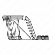 Hot Side Bracket for S60 14L DDEC V EPA04