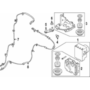 Abs Modulator Bracket - Front