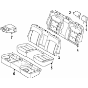 Seat Cushion Foam Pad <br>Foam for - Rear (XL, XLT)