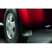 Black Flat Splash Guards Rear Pair