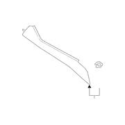 Console Panel molding Instrument <br>Panel used for the Java - Right, Lower, Outer (KING RANCH SERIES)