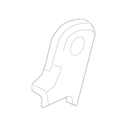 Seat Back Recliner Adjustment Mechanism Cover - Right, Rear