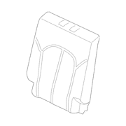 Seat Back Cushion Cover - Right, Rear (King Ranch)