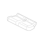 Seat Cover Cushion - Left, Rear (XLT)