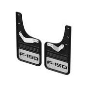 F-150 2021-2024 Gatorback Chrome Decal Splash Guards Rear Pair