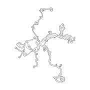 Battery Cable Alternator Wiring Harness - 2.0L