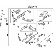 Sidemember Extension Side Memory - Right, Front