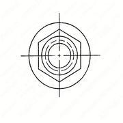 M10 x 1.5 Flange Locknut