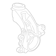 Steering Knuckle Wheel - Right, Front