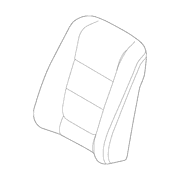 Seat Back Cushion Cover - Left, Front