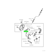 LEVER,PARKING BRAKE SHOE CAM 1