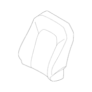 Seat Back Cushion Cover - Right, Front